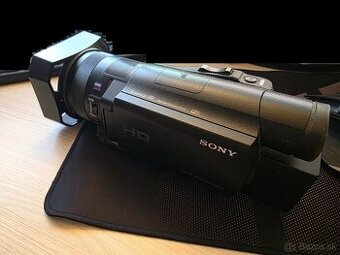 Sony HDR-CX900E + príslušenstvo + statív Velbon + slider
