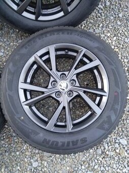 Alu 5 x 100 16" + zimné pneu 205/60 16.