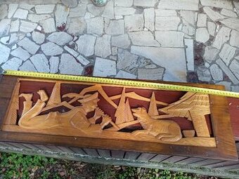 Drevená plastika - obraz