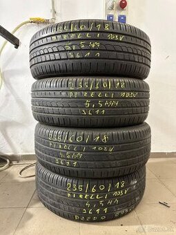 R18 235/60 Pirelli Pzero Rosso 4x5.5-4-5MM DOT3611 - 100 EUR