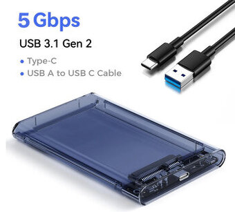 Externý Box pre 2,5" HDD/SSD SATA