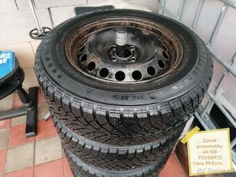 Zimné pneumatiky 4X108 195/65 R15 Cena 99.€uro..