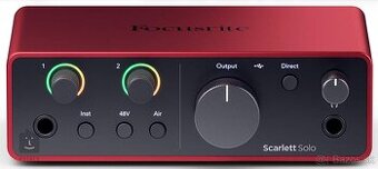 Focusrite Scarlett Solo 4th Gen USB zvuková karta