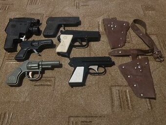 Predám detské pištole aj na kapsule, kameru