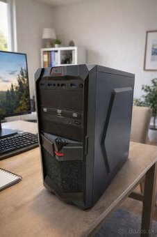 stolný PC AMD Ryzen 3 1200 / RX 550 4GB / 8GB RAM / 1TB HDD
