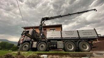 Nákladná doprava s hydraulickou rukou – 14 t