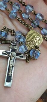 Starožitný ruženec vintage