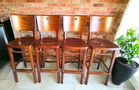 4 barové stoličky TON