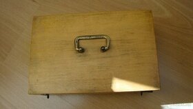 Stará retro  drevená krabica - 1