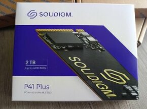 Intel P41 Plus 2TB a Kingston 1TB M.2 (PCIe 4.0 4x NVMe). - 1