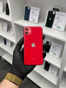 ZÁRUKA 2 ROKY /  Apple iPhone 11 128GB Red, 100% ZDRAVIE