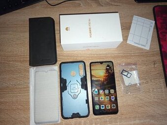 Huawei P30 Lite biely, krabica, púzdra a ochranné sklo,