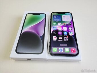 APPLE IPHONE 14 256GB BLACK TOP STAV
