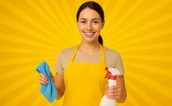 🧹 SPOĽAHLIVÉ UPRATOVANIE – BYTY, DOMY, KRÁTKODOBÉ PRENÁJMY