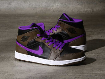 🟣 Air Jordan 1 Mid Purple Mocha – veľkosť 40 🟣