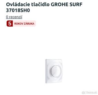 Ovládacie tlačidlo GROHE SURF 37018SH0