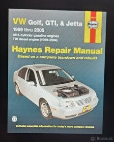 VW Golf, GTI, Jetta 1999-2005 TDI - Oprav. manuál