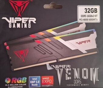 Patriot Viper Venom RGB 32 GB KIT DDR5 6000 MHz CL30