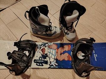 Predám snowboard s topankami