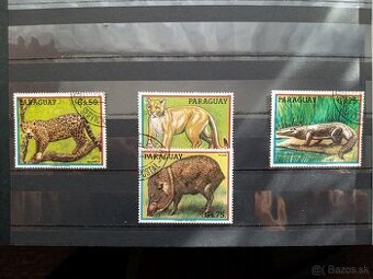 Poštové známky č.808 - Paraguaj - fauna