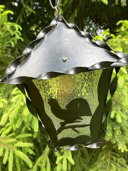 kovová lampa Hand made