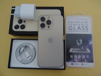 iPhone 13 PRO 128GB GOLD - ZÁRUKA 1 ROK - 100% BATERIA