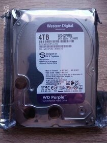 4 / 3 / 1TB WD Purple 3,5" nové Zaruka 12/2025