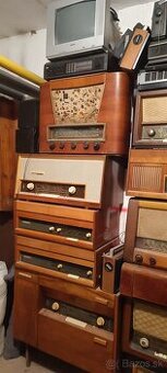 Staré rádio,gramofón, prehrávač