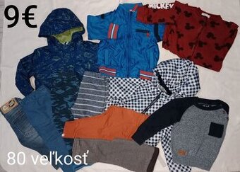Balík oblečenia vo veľkosti 80
