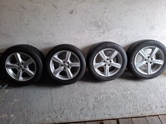 Alu 5x100 r16  zimne pneumatiky 205/55 r16