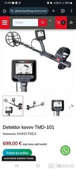Detektor kovov nokta makro tmd101