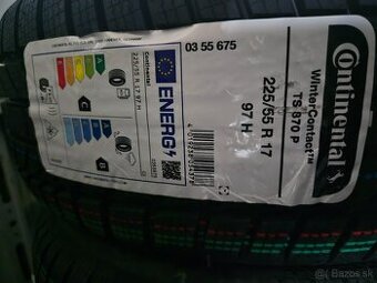 225/55 R17 zimné nové rv 2025 continental