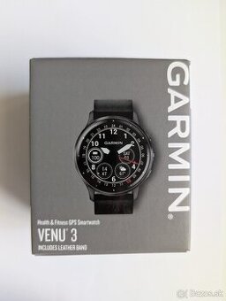 Rezervovane-Fitness hodinky Garmin Venu 3 Slate/Black Band