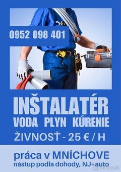 INŠTALATÉR do Mníchova