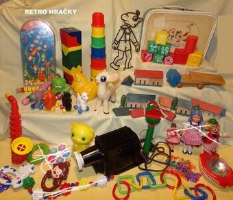Staré pôvodné HRAČKY mix rôznych