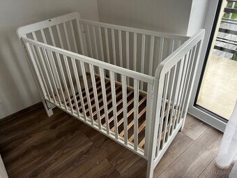 Detská postieľka – biela