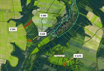 Domaníky – 6.000 m2 LESNÉ POZEMKY v podiele 1/1