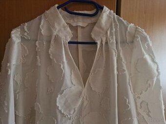 Biele extravagantne šaty v. H&M v. 46