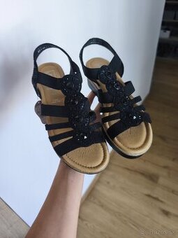 Dámske sandále, čierne