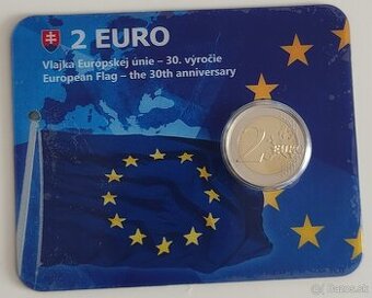 2 euro Slovensko 2015 - Vlajka (BU karta)