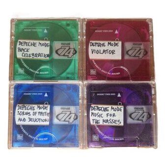 Maxell - MD 74 min / Minidisc / Balík No23 / 4ks / použité