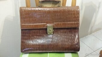 Kožená retro taška