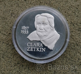 Pamatna minca  20 Marka Clara Zetkin (PROOF) DDR