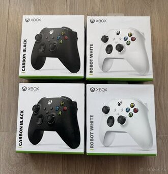 Originál bezdrôtové ovládače Xbox Black and White