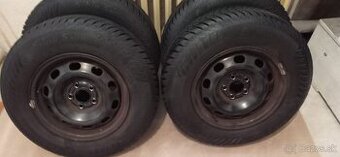 Predám zimne pneumatiky na diskoch zo seat Leon 175/80 r14