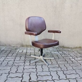 Retro Barber otocne kreslo kadernicke 1960 Vintage