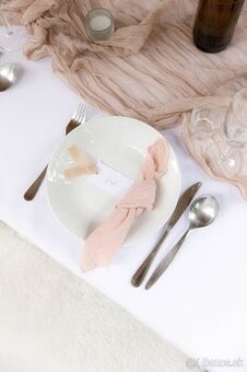 Obrúsky - svadobna vyzdoba