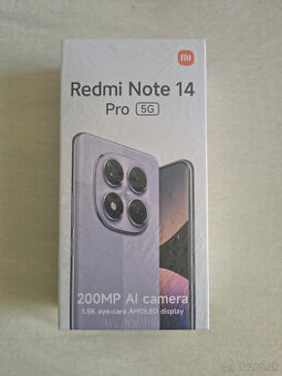 Predám Xiaomi Redmi Note 14 Pro 5G nový, nevybalený