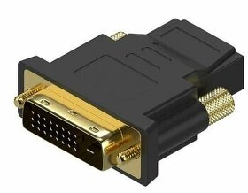 Power DVI-D (24+1) (M) to HDMI (F) FullHD čierny