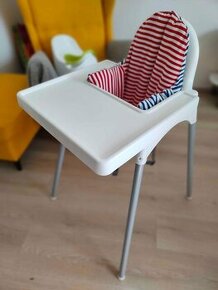 Detská stolička Ikea Antilop, podnos, podložka.